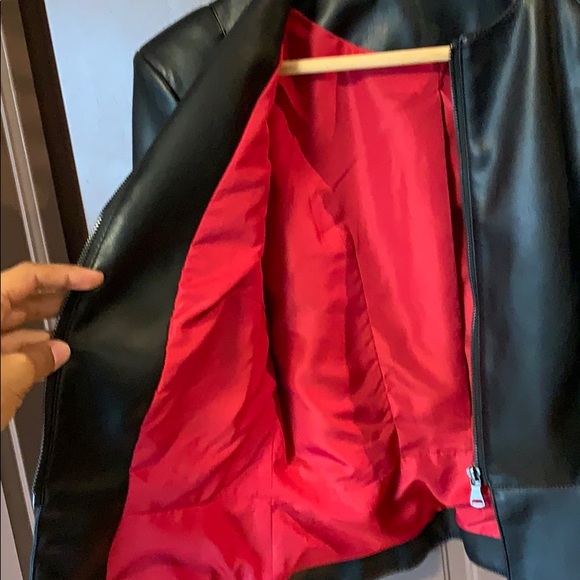 Zara Faux Leather Jacket - Picture 6 of 8